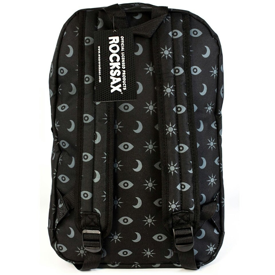 image 1 of Rock Sax Panic! At The Disco Backpack - Black/Grey/White - One Size