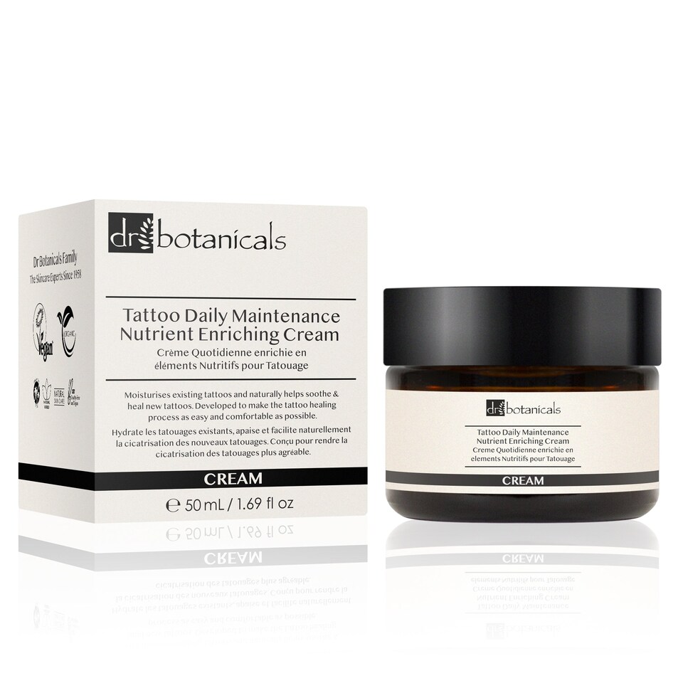 image 1 of Dr Botanicals Tattoo Soothing & Moisturising Duo Kit