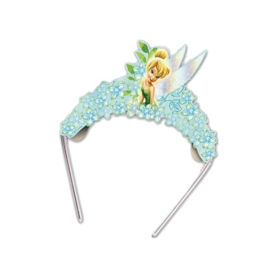 Tinkerbell Flowers Tiara - Green/Blue - One Size Green