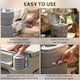 image 4 of Outsunny 20L Camping Toilet Portable Travel WC Caravan Picnic Fishing Restroom