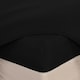 image 4 of OHS Plain Soft Microfibre 30cm Deep Fitted Bed Sheet, Single - Black