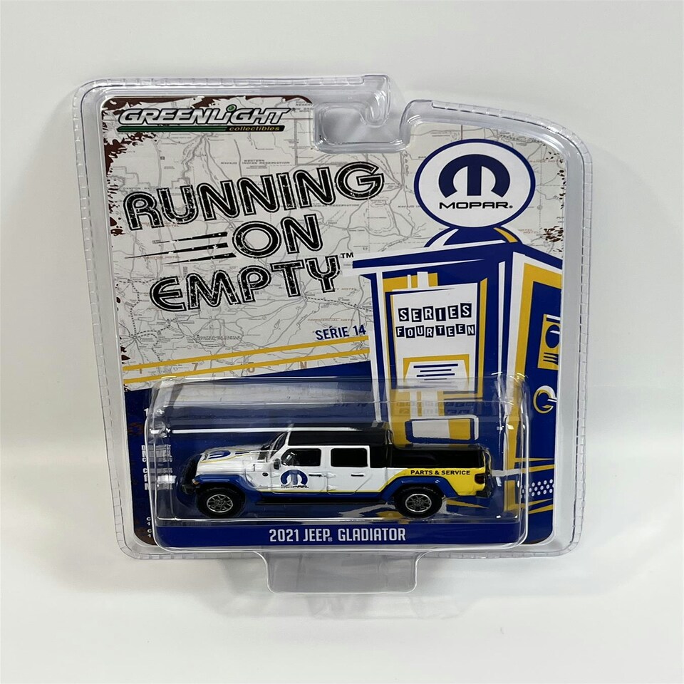 image 1 of 2021 Jeep Gladiator Mopar Running On Empty 1:64 Greenlight 41140F