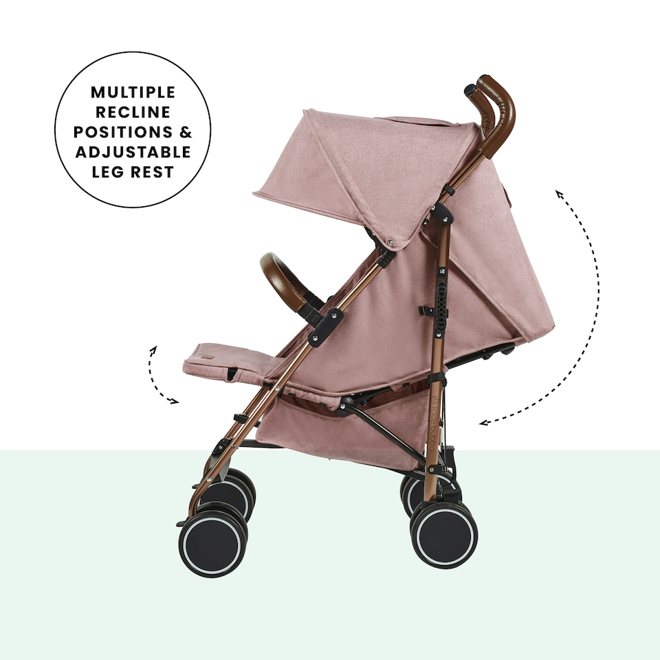 image 1 of Discovery Max Pushchair - 6 Months to 22kg (Approx. 4 Years*), Lightweight & Compact, UPF 50+ Hood, Luxury Footmuff, Cup Holder & Rain Cover (Dusky Pink)