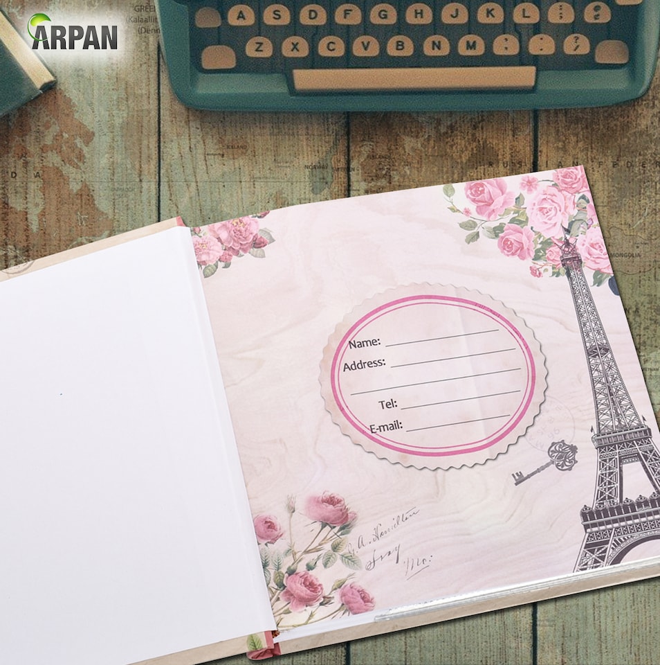 image 1 of ARPAN Large Slip In Memo Photo Album for 200 Photos 6x4" (10x15cm) – Picture Album with Memo Writing Space, Index Pages & CD/DVD Pocket – Memory Book for Family, Wedding & Travel Photos