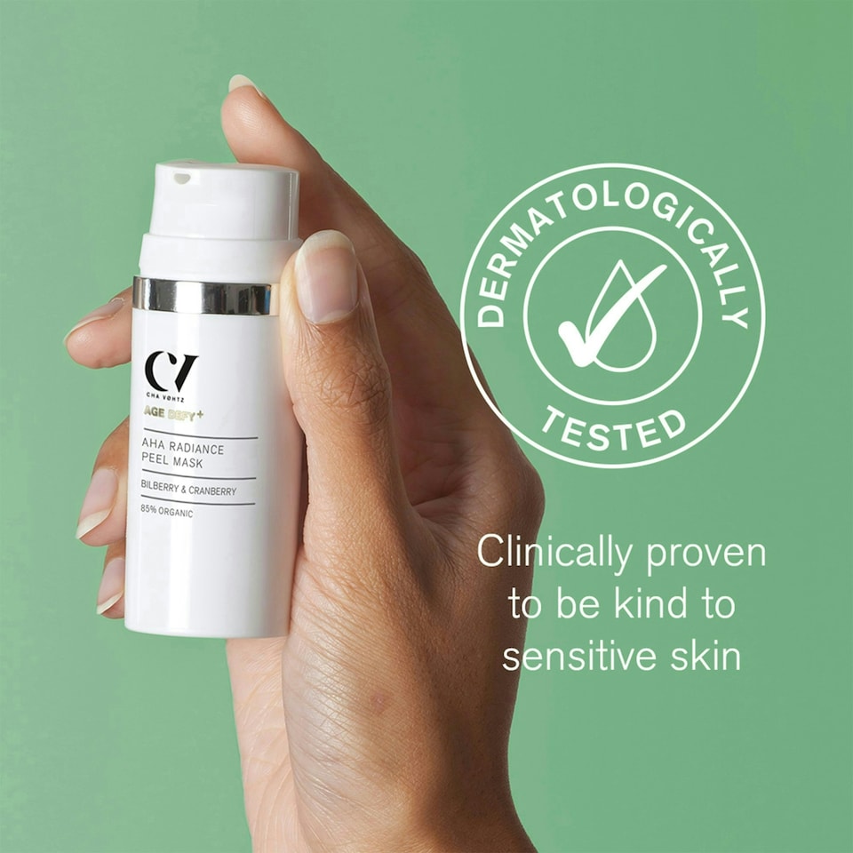 image 1 of Green People Age Defy+ AHA Radiance Peel Mask - Promotes Cell Renewal - Vegan, Organic & Cruelty Free, 30ml