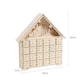 image 3 of Living and Home Wooden Christmas Advent Calendar with LED Light