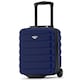 image 1 of Flight Knight Lightweight 2 Wheel ABS Hard Case Suitcases Cabin Carry On Hand Luggage 100+ Airlines Approved - Wizz, Ryanair & easyJet Free Carry On 40x30x20cm | Blue | Navy | Cabin Bag
