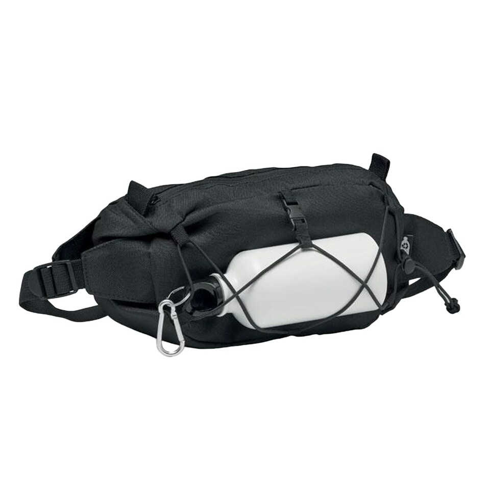 image 1 of MidOcean Brott RPET Waist Bag - Black - One Size Black