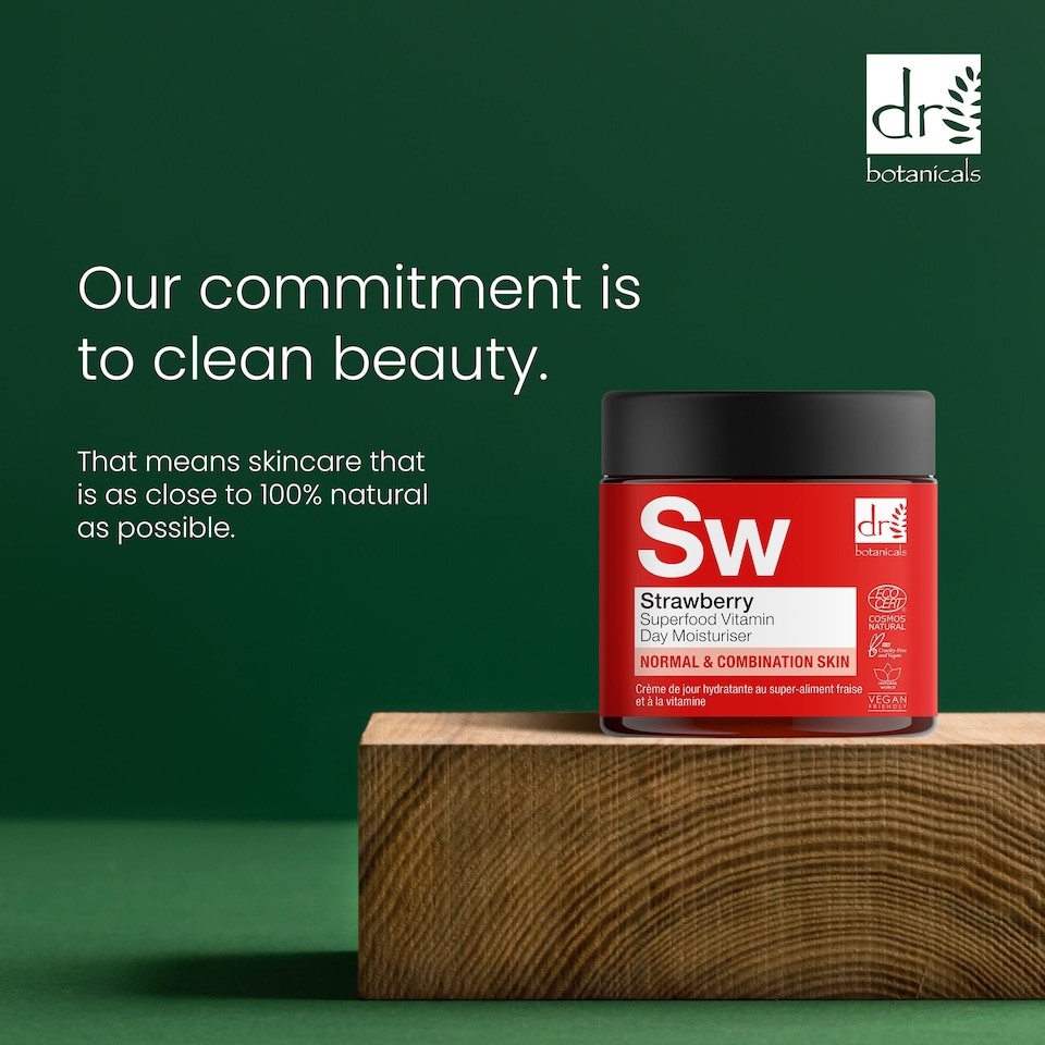 image 1 of Dr Botanicals Strawberry Superfood Vitamin C Day Moisturiser 60ml