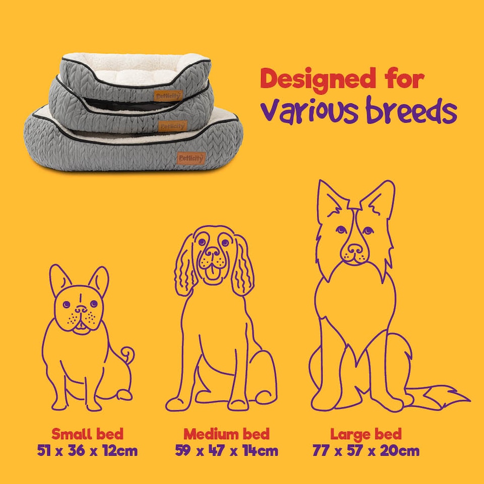 image 1 of Deluxe Pet Bed Small