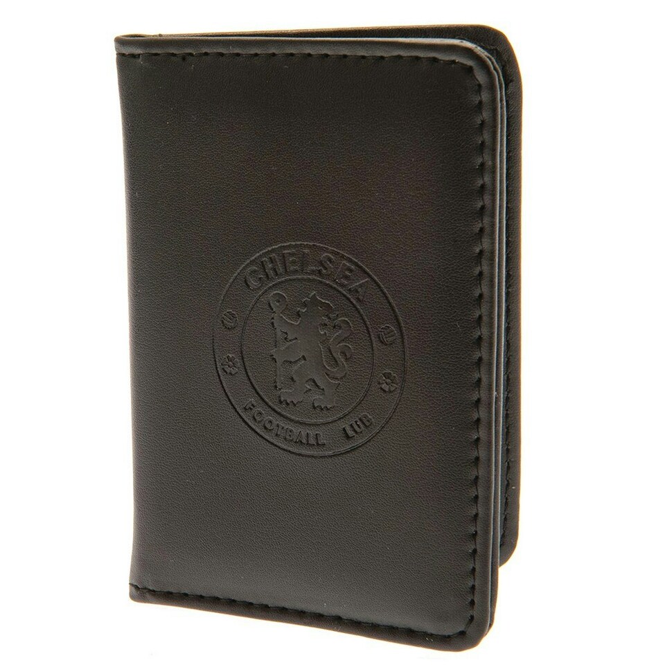 image 1 of Chelsea FC Executive Crest Card Holder - Black - One Size