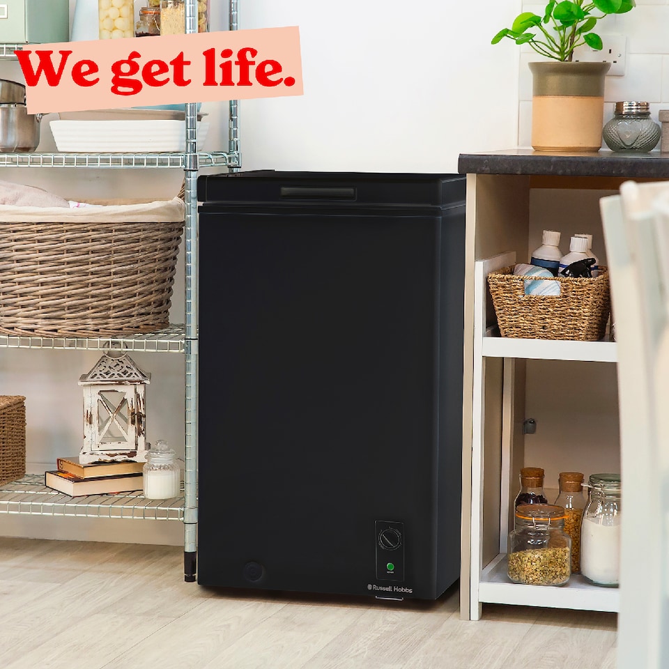 image 1 of Russell Hobbs RH99CF0E1B Chest Freezer 99L Freestanding Black 5 Year Guarantee