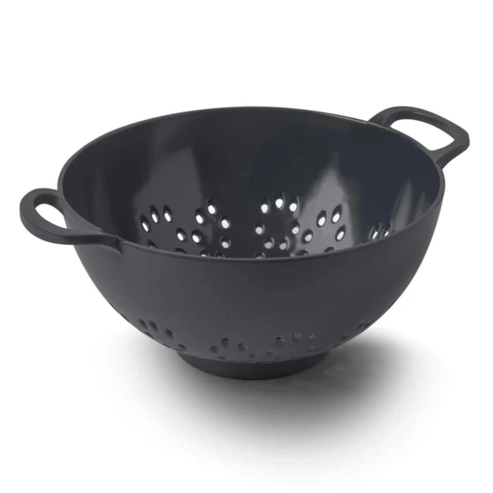 image 1 of Zeal Premium Melamine Colander Strainer, Small, 15cm, Dark Grey