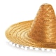 image 6 of Orange Mexican Sombrero – Fancy Dress Hat with Pom-Pom Trim Yellow | One Size