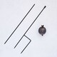 image 3 of Recycled Iron Poppy Seed Head Garden Stake Decoration