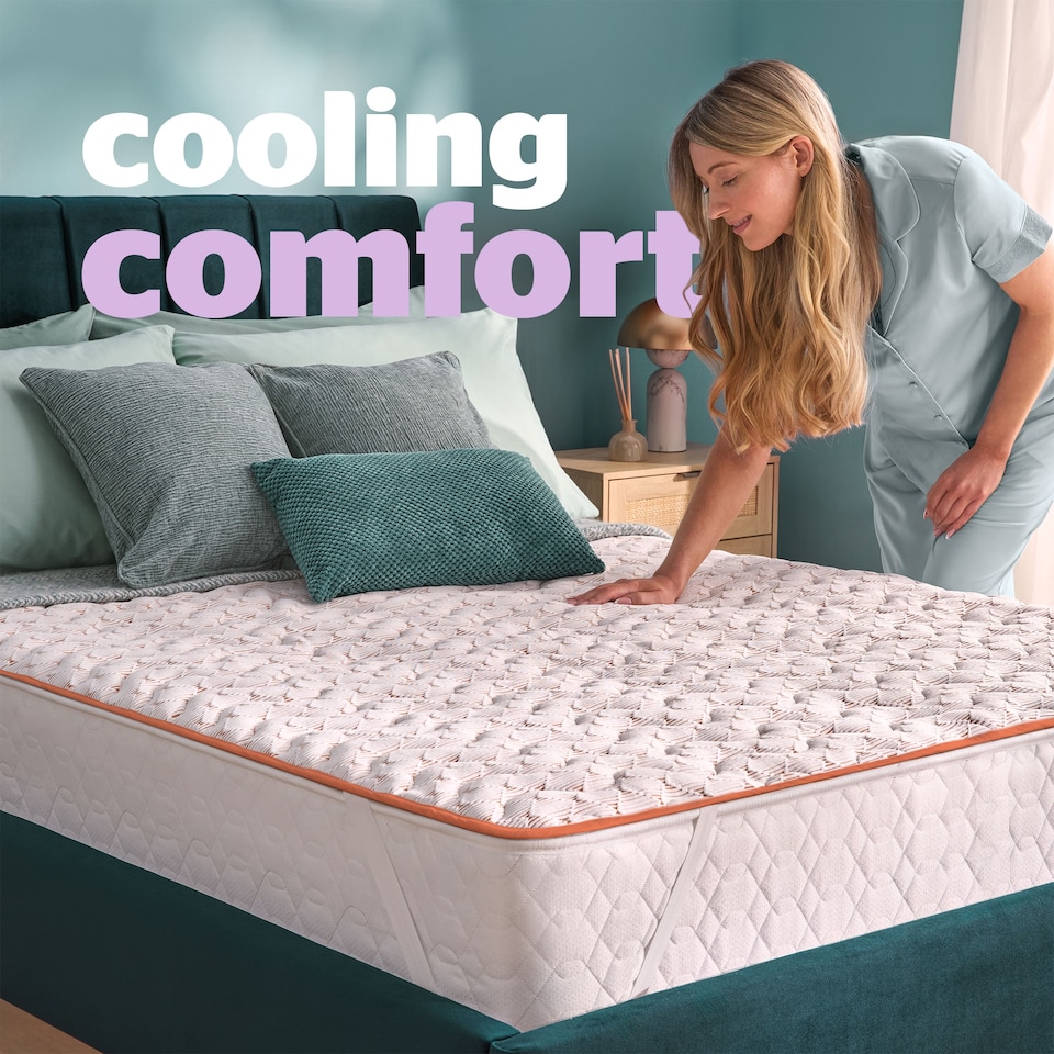 image 1 of Silentnight Restore Cooling Copper Infused Mattress Topper