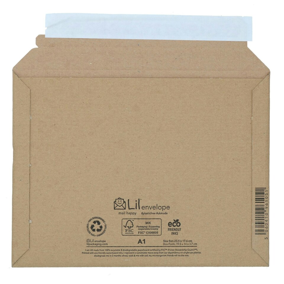 image 1 of Cardboard Envelopes Mailer for Royal Mail Larger Letter Postal 176 x 235mm 200pc