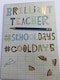 image 6 of Brilliant Teacher School Days Thank You Teacher Card
