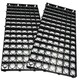 image 3 of 4 x Black Plastic Drainage Mats Turf Grids Ideal For Lawns, Greenhouse & Driveways Black