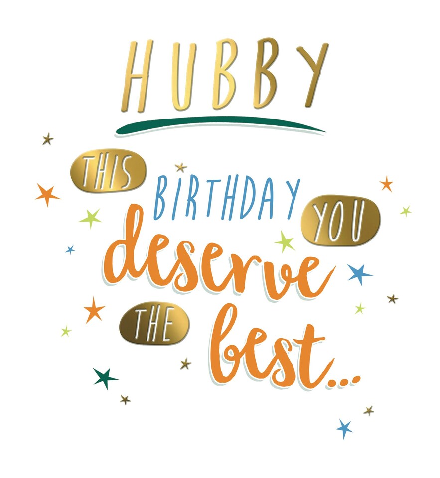 image 1 of This Birthday You Deserve The Best... - Funny Husband Birthday Card