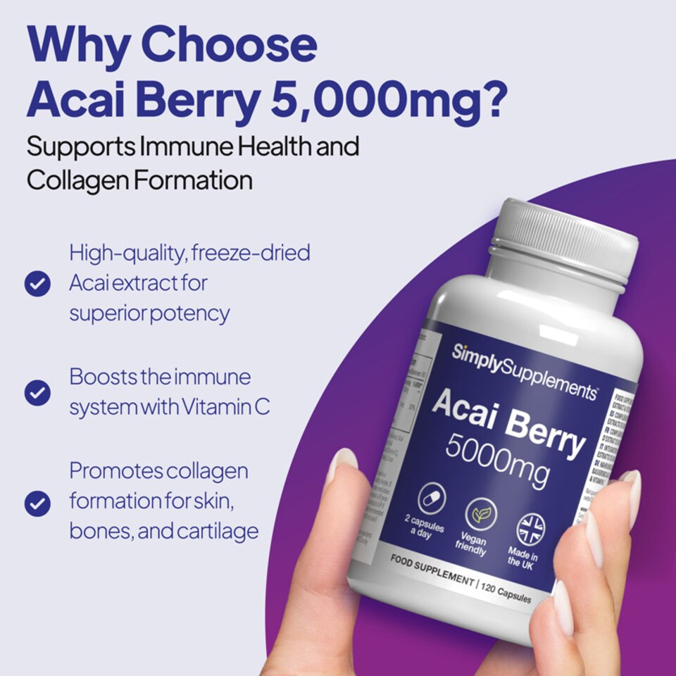 image 1 of Acai Berry Capsules 5000mg