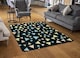 image 2 of Yellow & Blue Triangles Rug | Multi