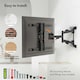 image 6 of VonHaus Articulating TV Wall Bracket for 37-82" Screens, 35kg Capacity
