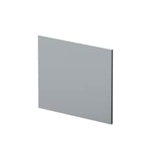 L Shape Square Reversible Bath End Panel Satin Grey 700mm | Grey | Satin Grey | 1