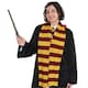image 5 of Maroon & Gold Striped Wizard Scarf Gold | One Size