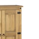 image 6 of Corona 2 Door Cupboard Unit in Antique Waxed Pine - Adjustable and Removable Shelves | Brown | Brown | One Size | 1