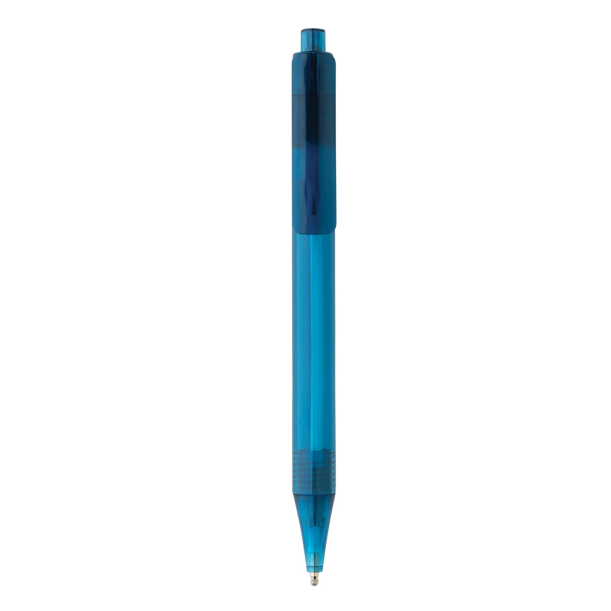 XD Collection X8 Transparent RPET Pen - Blue - One Size