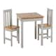 image 1 of Ludlow 1+2 Dining Set - Grey/Oak Lacquer Brown
