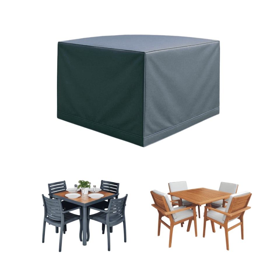 image 1 of 115cm Outdoor Furniture Set Cover Polyester Modular Rattan Sets Grey