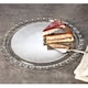 image 4 of Round Glass Patisserie Serving Dish Cake Fruit Plate Tray Display 38cm