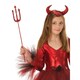 image 2 of Bristol Novelty Girls Devil Halloween Costume - Red - 5-6 Years 5