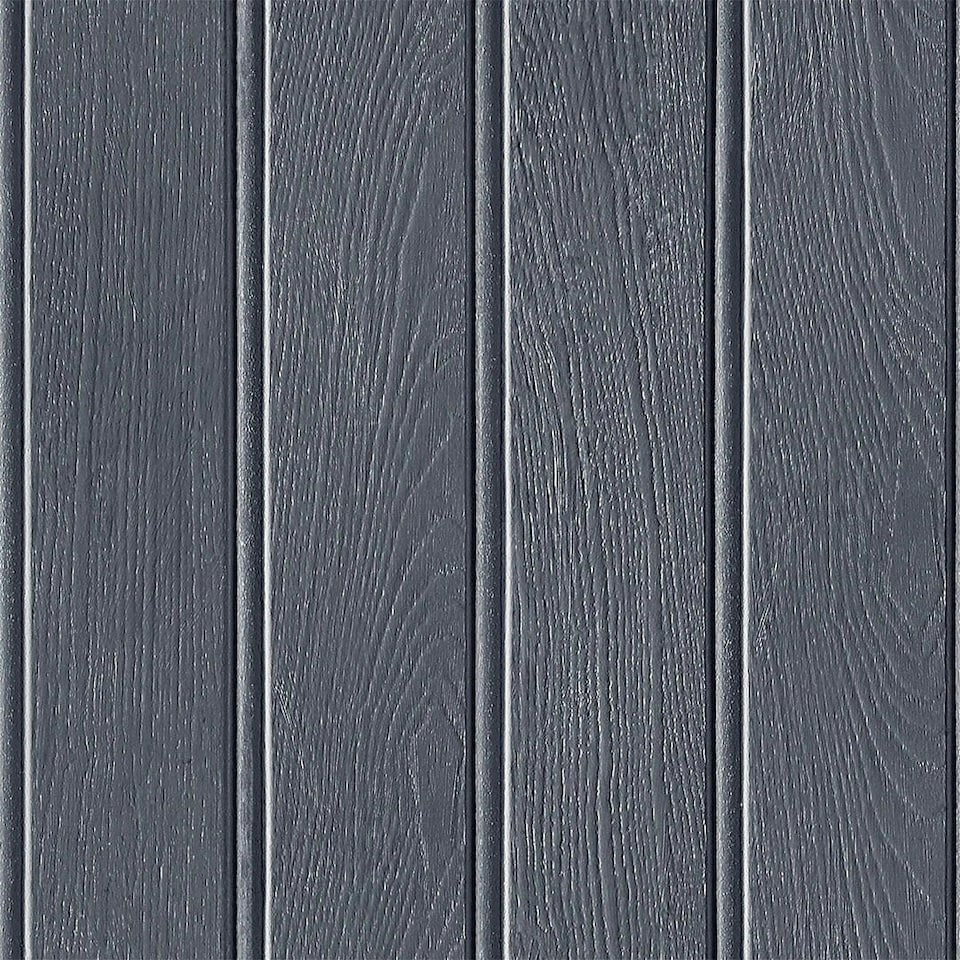 image 1 of Beadboard Panel Wallpaper in Navy Blue Multi