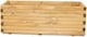 image 7 of Primrose Rectangle Pine Wood Raised Trough Outdoor Patio Planter 1.1m