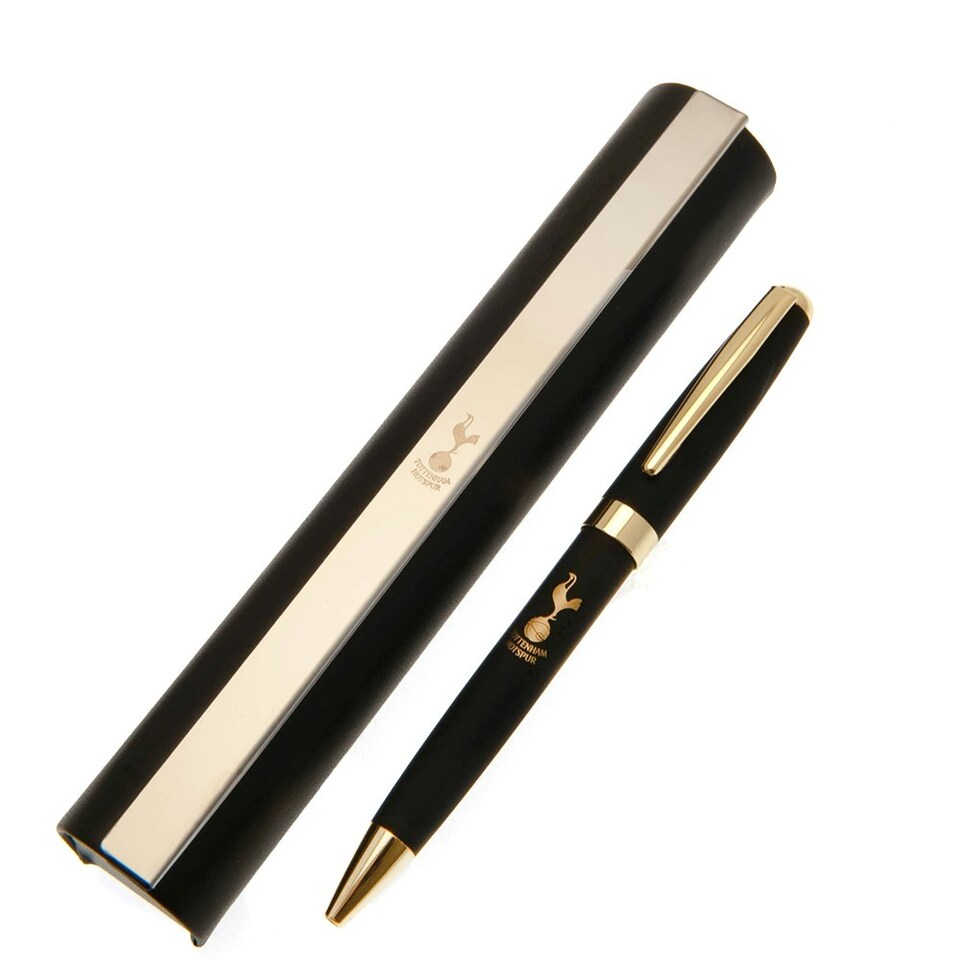 image 1 of Tottenham Hotspur FC Pen & Case Set - Black/Gold - One Size