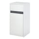 image 6 of HOMCOM Modern Minimalistic Bathroom Storage Cabinet Drawer Cupboard Shelf White