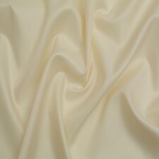 Minerva Core Range Cream Recycled Polyester Twill Lining Fabric for Dressmaking, 150cm / 59" Wide - per metre