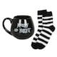 image 3 of Ceramic Merry and Fright Mug & Sock Gift Set