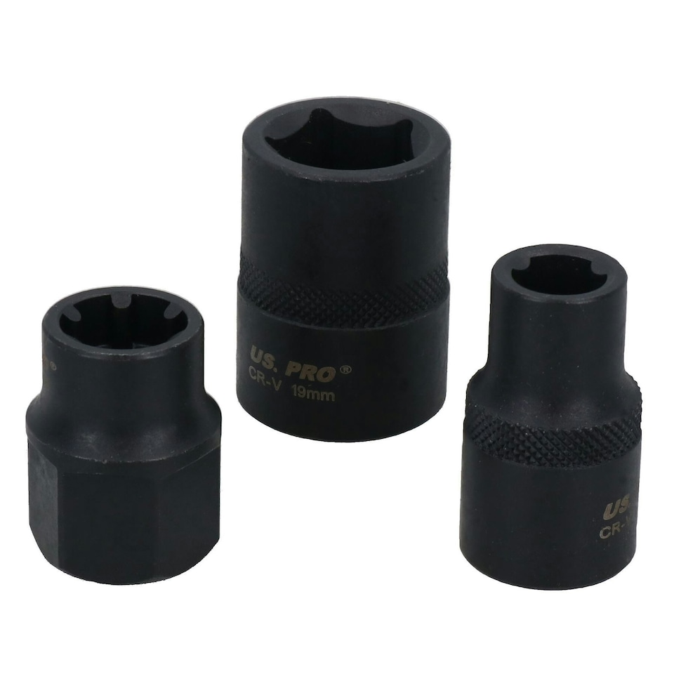 image 1 of 10pc Specialist Automotive Sockets Pentagon M6S M8S M12S 5 sided 1/2" Drive