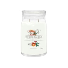 Yankee Candle Signature London Christmas Tea Large Jar 567g White | L