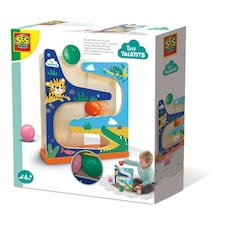 SES CREATIVE Tiny Talents Wooden Ball Track Crocodile
