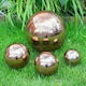 image 3 of Primrose Stainless Steel Polished Copper Effect Gazing Globe in Copper 10cm