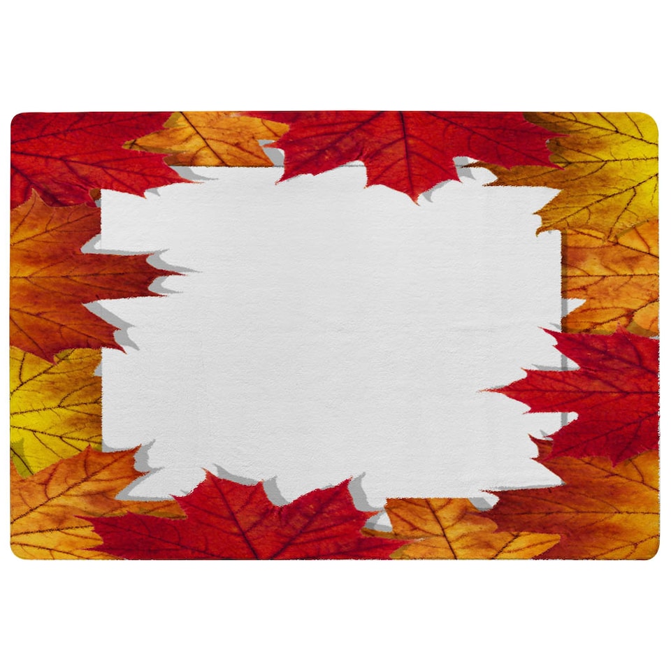 image 1 of Autumn Border Designer Rug | Multi