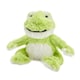 image 1 of Warmies Plush Frog Junior Size, Microwavable Slightly Scented with French Lavender, Fully Heatable Weighted Teddy for Anxiety and Relaxation
