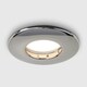 image 2 of ValueLights Pack of 6 Fire Rated Bathroom/Shower IP65 Black Chrome Domed Ceiling Downlights 5w LED Bulbs 3000K Warm White | Black