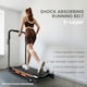 image 4 of HOMCOM Folding Motorised Treadmill Walking with Remote Control Black