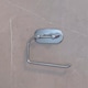 image 3 of BESLAGSBODEN Chrome Self Adhesive Bathroom Toilet Roll Holder